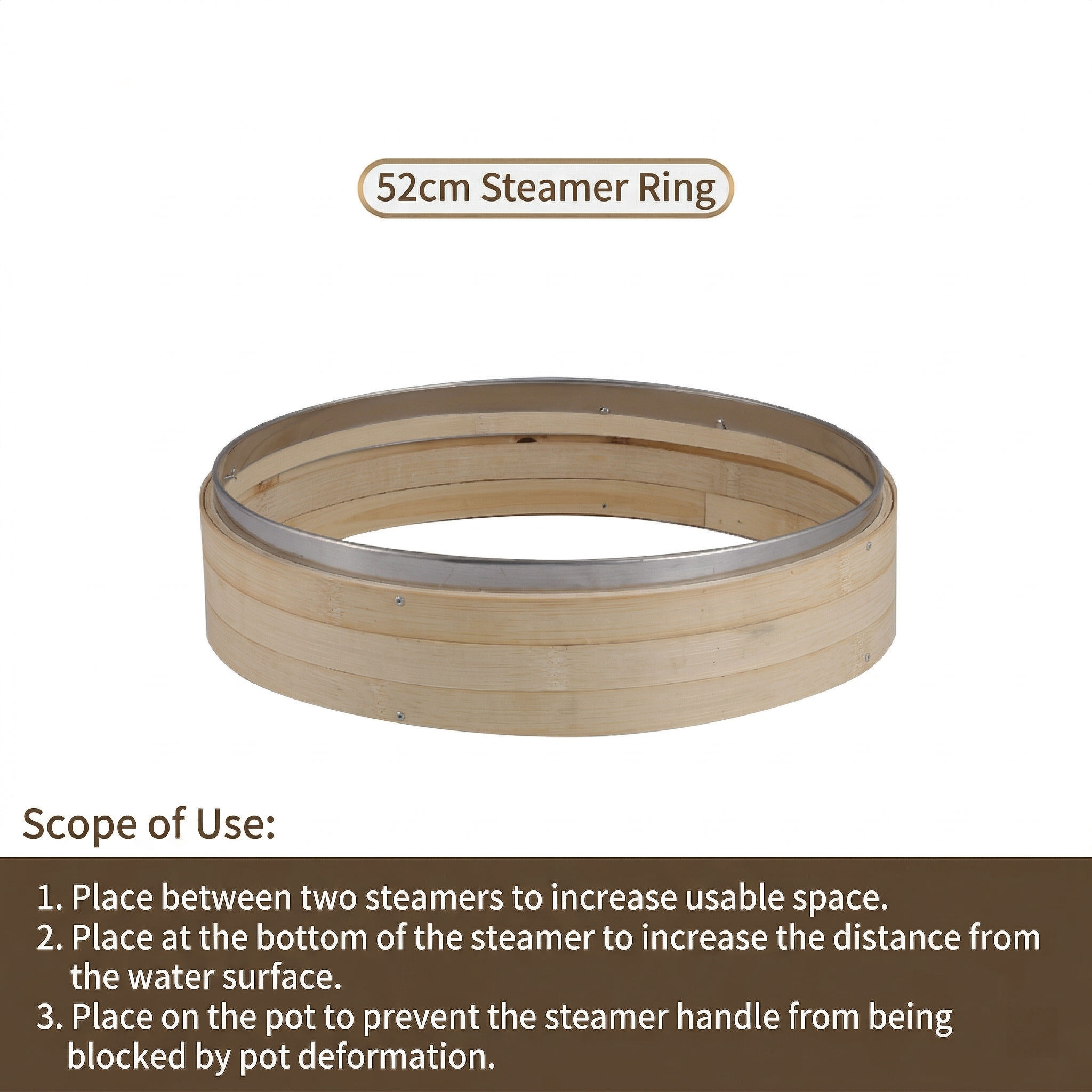Premium All-Bamboo Steamer I Multiple Sizes & Bottom Options
