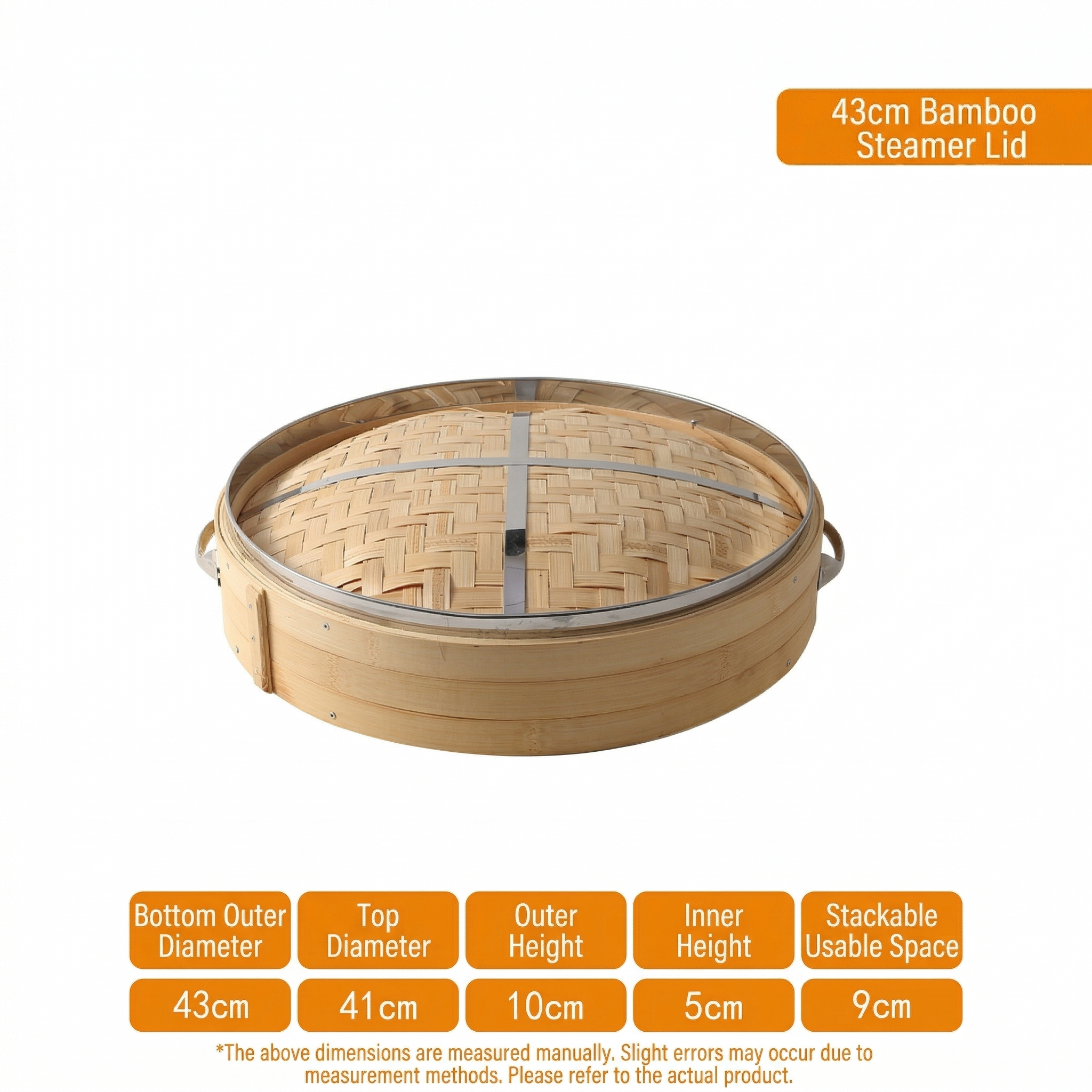 Premium All-Bamboo Steamer I Multiple Sizes & Bottom Options