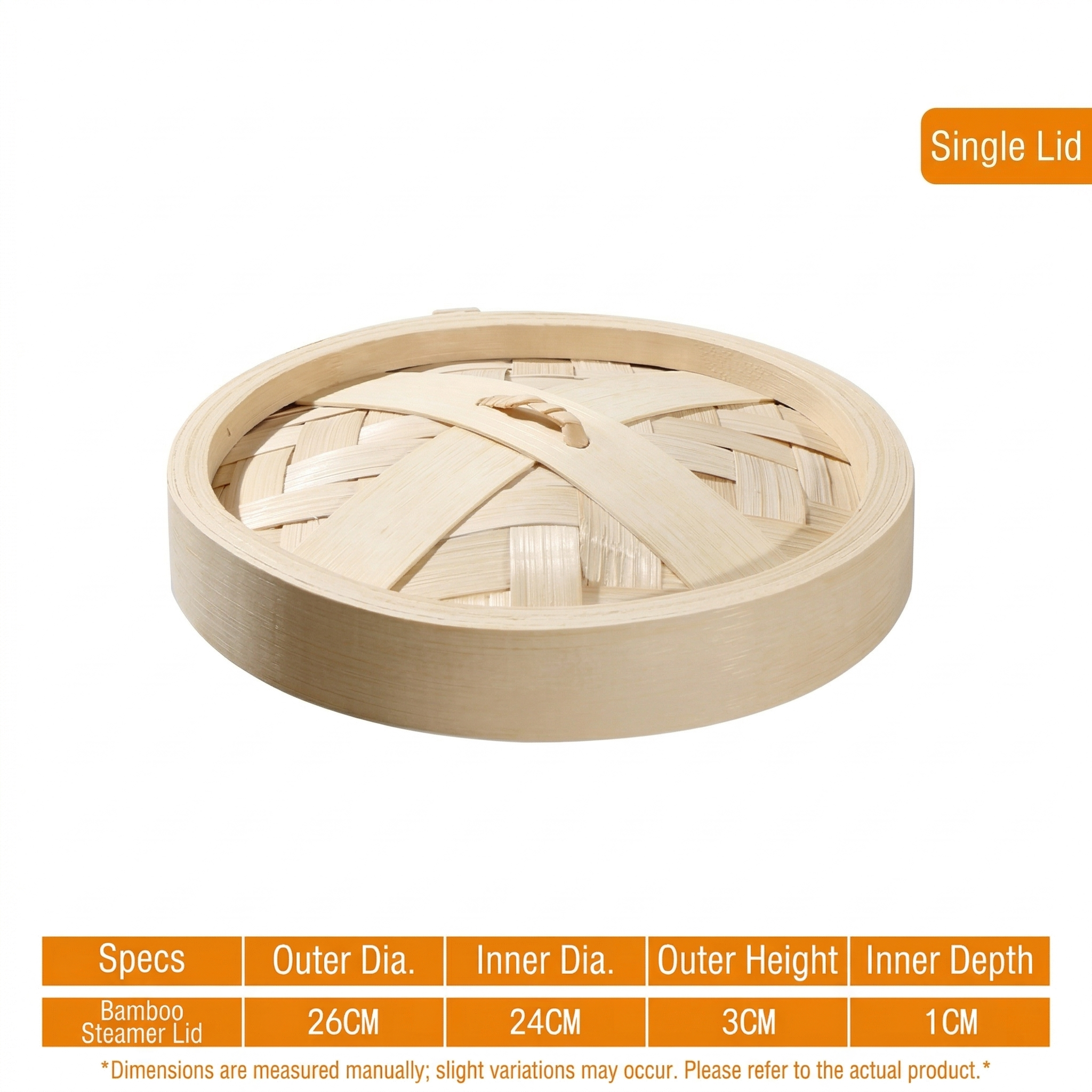 Premium Red Ear Bamboo Steamer Basket