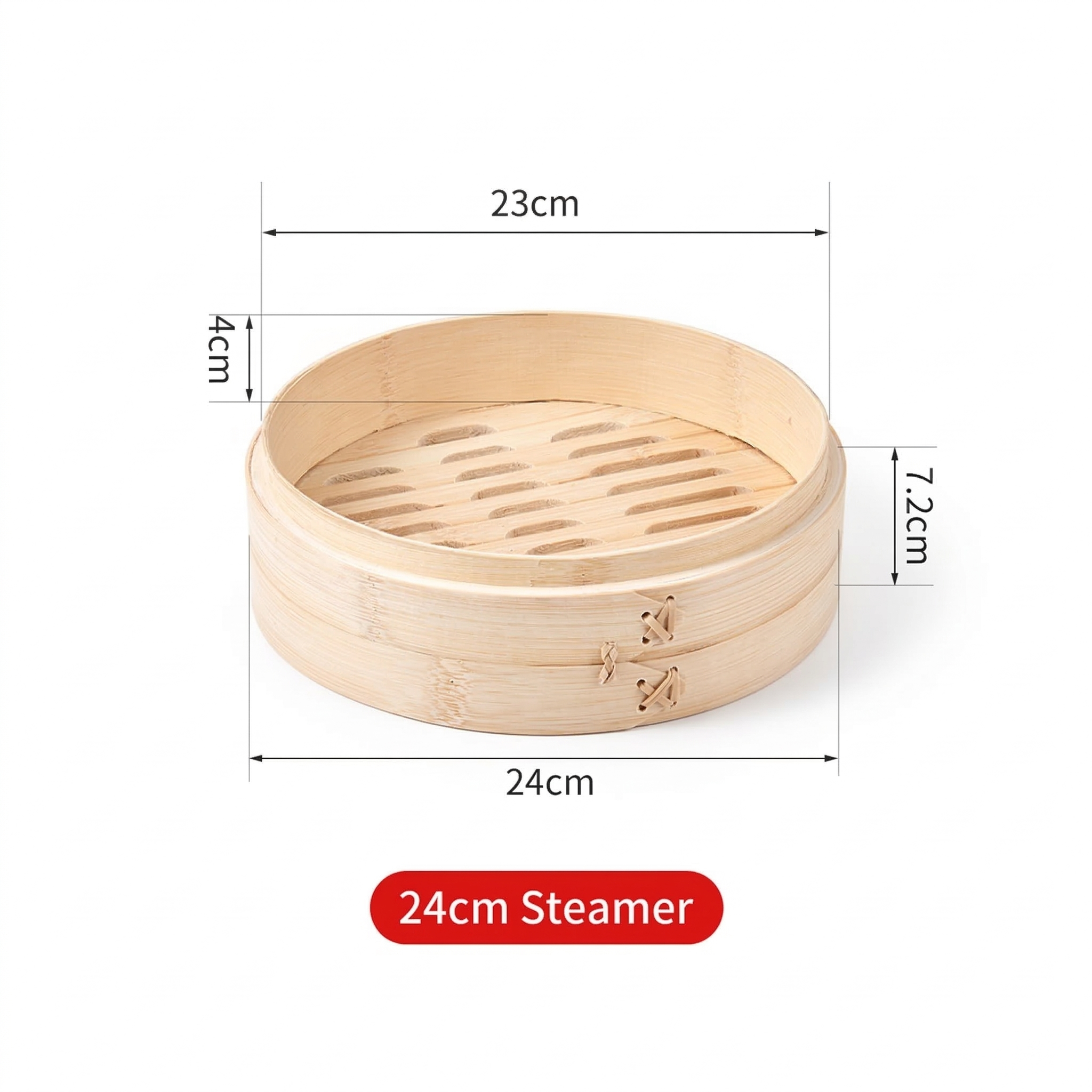 Premium Handcrafted Bamboo Steamer - Authentic Asian Cooking for Healthy Meals